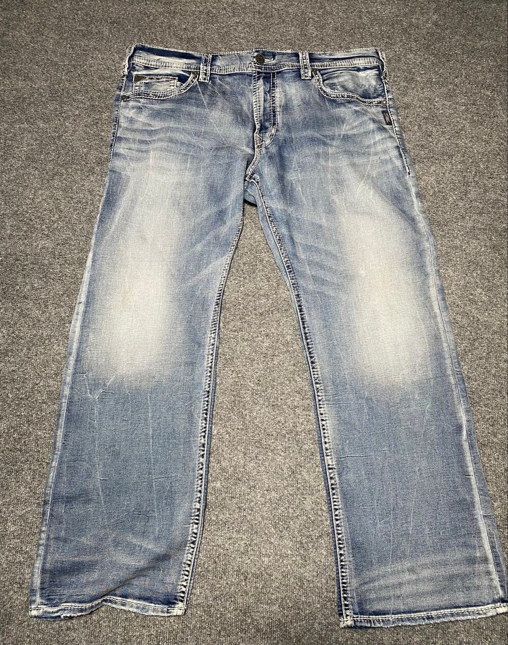 Silver Jeans Co. Zac Relaxed-Fit  Straight Leg 5 Pocket Men’s 40 x 32 (tag)